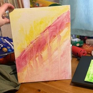 Handmade customizable painting, conment on what quote/word you want on it!!